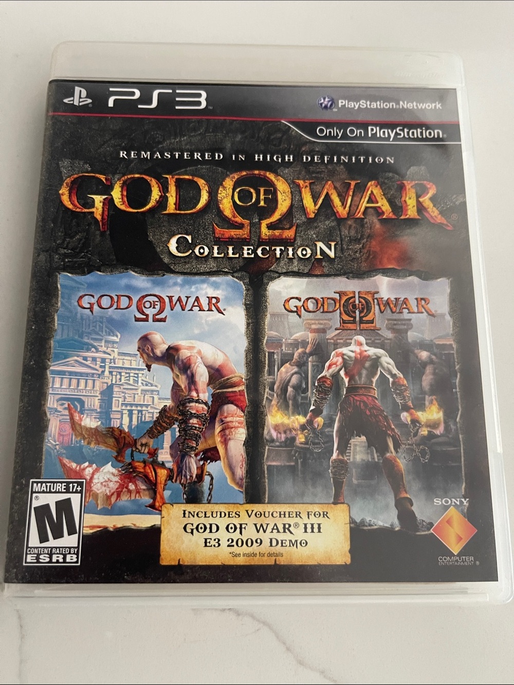 Sony God of War Collection PS3 - Black, Red, Gold